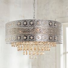 Large Bohemian Crystal Chandelier