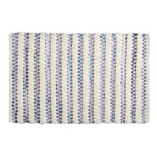 Chindi Denim Blue Cotton 2'x3' Rug