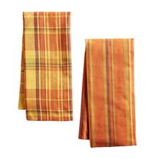 Orange Medley Tea Towels Set of 2