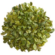 Faux Boxwood Decorative Sphere