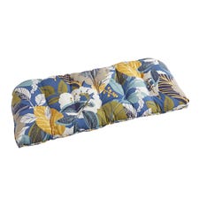 Evanesce Standard Contour Settee Cushion in Blue