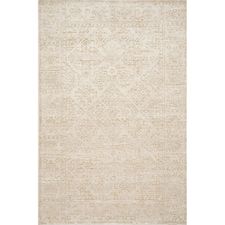 Magnolia Home Lotus Ivory & Cream Diamond 9'3"x13 Rug