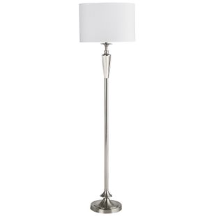 Chatham Crystal Silver Floor Lamp