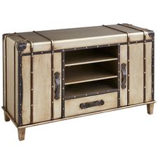 Bristol Silver Trunk 48" TV Stand