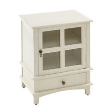 Window Pane Cream Cabinet 