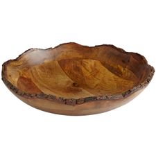 Live Edge Dakota Wooden Serving Bowl
