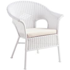 Casbah White Stacking Chair