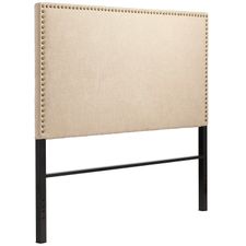 Clarke Upholstered Ivory Headboard