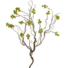 Green Faux Berry Branch