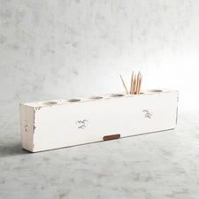 Magnolia Home Sugar Mold White Pen Holder