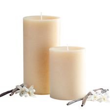 Cuban Vanilla Solid Pillar Candles 