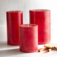 Island Orchard®  Mottled Pillar Candles