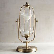 Wrought Iron Swivel Hourglass