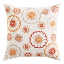Embroidered Flowers Spice Pillow