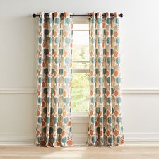 Pyper Trees Multicolor Curtain Panel