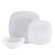 Alabaster White Square Dinnerware