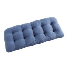 Carly Standard Contour Settee Cushion in Dark Blue