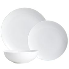 Luminous Coupe Porcelain White Dinnerware