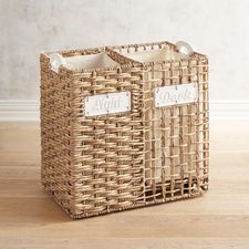 Light & Dark Divided Hamper