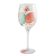 Elegant Floral Goblet
