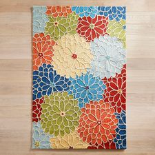 Calliope Mum Red Rug