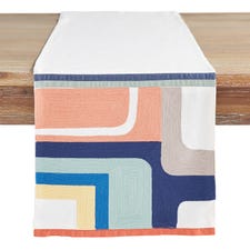 72" Modern Squares Table Runner