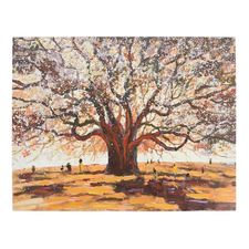 Gathering Under Old Oak Tree Wall Art