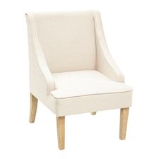 Ivory Swoop Armchair