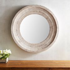 Bailey Farmhouse 36" Round Mirror