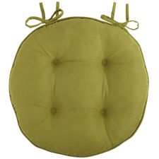 Round Bistro Cushion in Calliope Moss