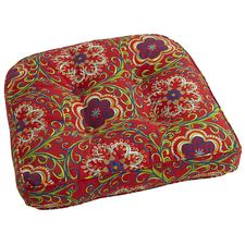 Large Contour Chair Cushion in Piper Red