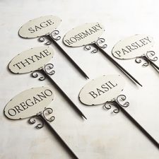 Herb Garden Stake Set