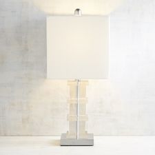 Crystal Cube Table Lamp