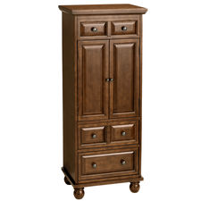 Ashworth Chestnut Brown Jewelry Armoire