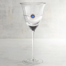 Caroline Blue Jewel Wine Glass