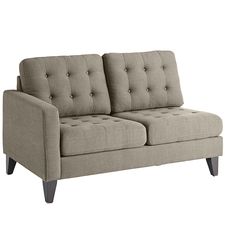 Nyle Putty Left Arm Facing Loveseat