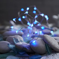 Blue LED Glimmer Strings®