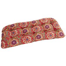 Standard Contour Settee Cushion in Piper Red