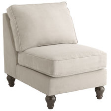 Alton Ecru Armless Chair