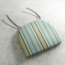 Dining Chair Cushion in Sullivan Stripe