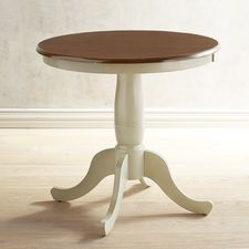 Keeran Bistro 29.5" Antique Ivory Round Table
