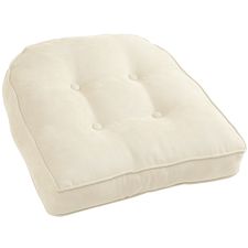 Large Contour Chair Cushion in Calliope Ivory