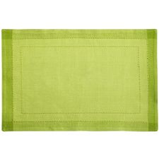 Hemstitch Grass Green Placemat