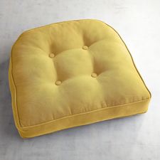 Large Contour Chair Cushion in Calliope Honey