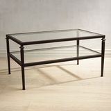 Lincoln Glass Top Coffee Table
