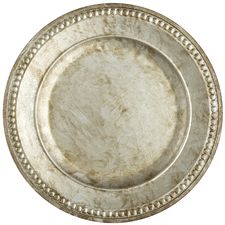 Silver Chania Charger Plate