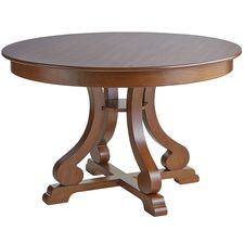 Marchella Pecan Brown Round Dining Table