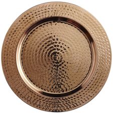 Copper Hammered Charger Plate
