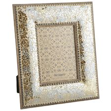 Shimmering Gold Mosaic 5x7 Photo Frame