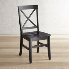Torrance Rubbed Black Dining Chair